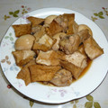kaopi211's cooksnap of when they made ✿厚揚げと手羽元の煮物✿.