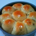 モカ6633's cooksnap of when they made 黒糖レーズンちぎりパン.