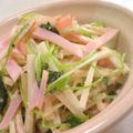 papikun's cooksnap of when they made ∽∽ゴボウと三つ葉のサラダ∽∽.