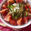 さぶちょ's cooksnap of when they made トマト冷やしうどん.
