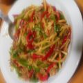 ほのmamma's cooksnap of when they made チンジャオロースー.
