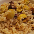 azumiotete's cooksnap of when they made 栗とキノコの炊き込みご飯.