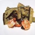 ごーあい's cooksnap of when they made 葱と胡麻油香る♪茄子の海老そぼろあん.