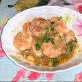 ladyoscar's cooksnap of when they made 中華ドレッシングのエビ炒め.