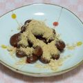 ずみりぃ's cooksnap of when they made お豆～のおやつ★甘納豆の豆乳煮きな粉がけ.