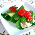 ママdeko's cooksnap of when they made 赤紫蘇風味の鶏とチーズの大葉巻き　.