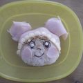 3姉妹ちゃんママ's cooksnap of when they made 【キャラ弁あかちゃんまん】可愛いお弁当.