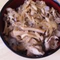 悠賢ﾏﾏ's cooksnap of when they made きのこ豚丼.