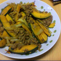 てつみまつこ's cooksnap of when they made 豚ひき肉とかぼちゃの味噌炒め.