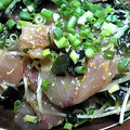 くじララン's cooksnap of when they made いなだとねぎの酢味噌和え.