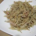 3姉妹ちゃんママ's cooksnap of when they made ハムともやしのマヨカレー炒め☆.