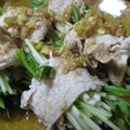 atsuvega's cooksnap of when they made みずなの豚肉巻き巻きサラダ.