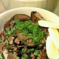 中華街's cooksnap of when they made 豚ひき肉と茄子の甘辛丼.