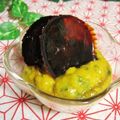 ayureo's cooksnap of when they made べっ甲飴を添えて☆キャラメル風味アイス.