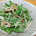 ちーまぐ's cooksnap of when they made みず菜とちくわのごまマヨ和え.