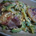 ﾎｾﾖ's cooksnap of when they made 豚キムチゴーヤ入り.