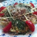 tearstar's cooksnap of when they made ヘルシー♪キャベツだらけのお好み焼き！.