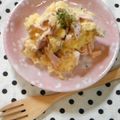 星からの贈りもの's cooksnap of when they made ゴマしゃぶのたれで、サツマイモサラダ.