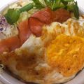 sonop's cooksnap of when they made ○全部一緒に食べちゃえ！朝食サラダ丼○.