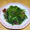 piro55's cooksnap of when they made 青菜炒め☆ピリ辛.