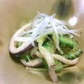 Haru Haru's cooksnap of when they made イカとゴーヤの中華風和え物.
