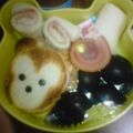 まぃみくゆぅ's cooksnap of when they made キャラベン（サンドイッチ）　ダッフィー♪.