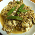 こうまさmam's cooksnap of when they made しらたきとくずし豆腐のひき肉甘味炒め.