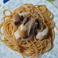 cheesedog's cooksnap of when they made ホタテと　きのこのパスタ.