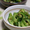 ピンクのたまご's cooksnap of when they made ゴーヤーの胡麻おかか和え.
