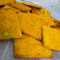 うめこ02ka's cooksnap of when they made かぼちゃの米粉クラッカー.
