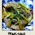 ponsyuke♪'s cooksnap of when they made 豚バラ肉とセロリのエスニック炒め.