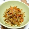 yukanosuke's cooksnap of when they made お弁当に便利なきんぴらごぼう.