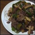 麻's cooksnap of when they made ビタミン効果♪ピーマンと牛肉の甘辛炒め.