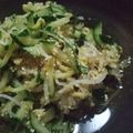 ゆーあちん's cooksnap of when they made もやしとキュウリのたっぷり胡麻ナムル.