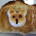 にこにこマドレーヌ's cooksnap of when they made ほのぼの...♡oトースト♡.