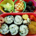 ゆっかka's cooksnap of when they made お弁当に簡単ちくわ＆ソーセージのクルクル.
