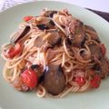 さくらていのちま's cooksnap of when they made なすとツナのトマトスパゲティ.