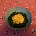 龍青空ママ's cooksnap of when they made ふわふわ玉子とほうれん草.