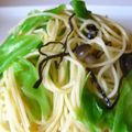 coconachu's cooksnap of when they made 春キャベツと舞茸の塩昆布パスタ.
