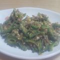 mirimomika's cooksnap of when they made ゴーヤとひき肉の甘辛煮.