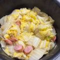 ママメイン！時々子供's cooksnap of when they made とっても簡単♪白菜ベーコン♪.