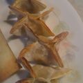 piyochako's cooksnap of when they made ぎょうざの皮でサモサ.