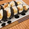 ケクケク's cooksnap of when they made キムチ＆チーズの巻き寿司.