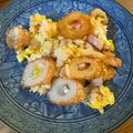 クック219VGU☆'s cooksnap of when they made 簡単！ダメ男の最強チャーハン！ちくわ入り.