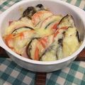 chokomi513's cooksnap of when they made フレッシュトマトとナスのチーズ焼き.
