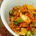 mmameco's cooksnap of when they made おくらとキムチと納豆と♪.