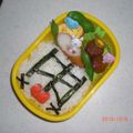 ゆけり３兄弟's cooksnap of when they made お弁当deあみだくじ♪.