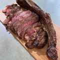 Moggieneko's cooksnap of when they made 最高に映える、バーベキューで肉塊ステーキ.