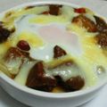Mike929's cooksnap of when they made 余ったカレーで焼きカレーうどん.