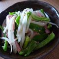 かよひこ's cooksnap of when they made ❀もやし＆ピーマン＆ハムのナムル風❀.